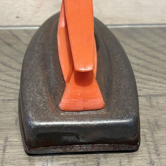 Vintage Wolverine Orange Toy Iron Tin Plastic Made in USA Pat 301 - Picture 2 of 6